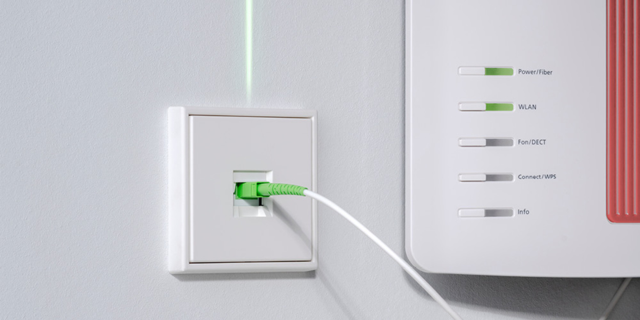Die neuen Glasfaser-Anschlussdosen bei Elektrotechnik Krüger in Sandersdorf